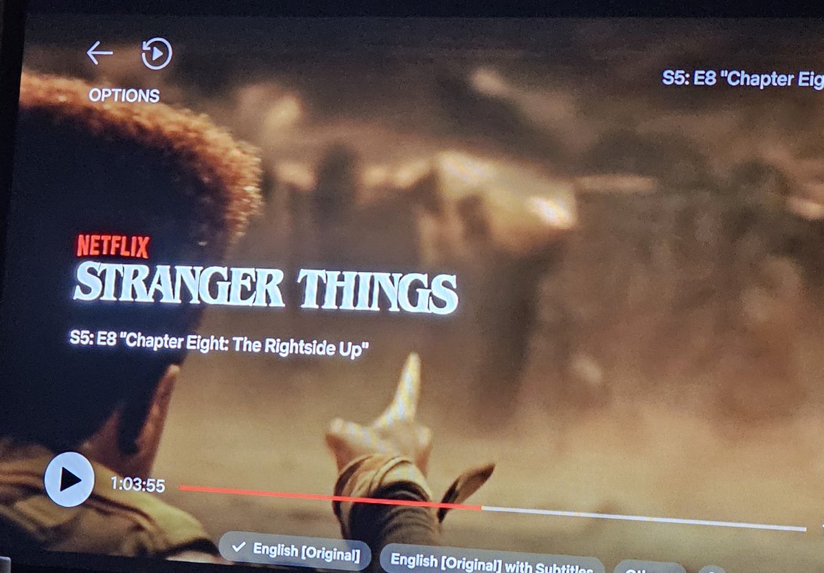 Spent my New years watching the final episode of Stranger Things with Lil S