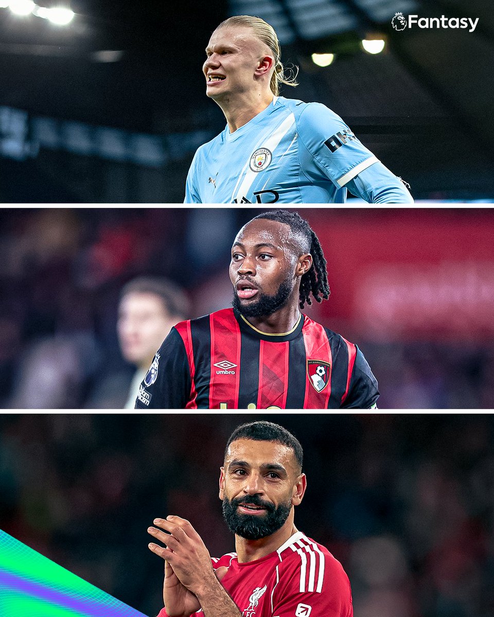 OfficialFPL's tweet image. The most #FPL points in 2025: 

🥇 Erling Haaland - 224 points
🥈 Antoine Semenyo - 207 points
🥉 Mo Salah - 206 points
4️⃣ Bryan Mbeumo - 200 points
5️⃣ Bruno Fernandes - 192 points