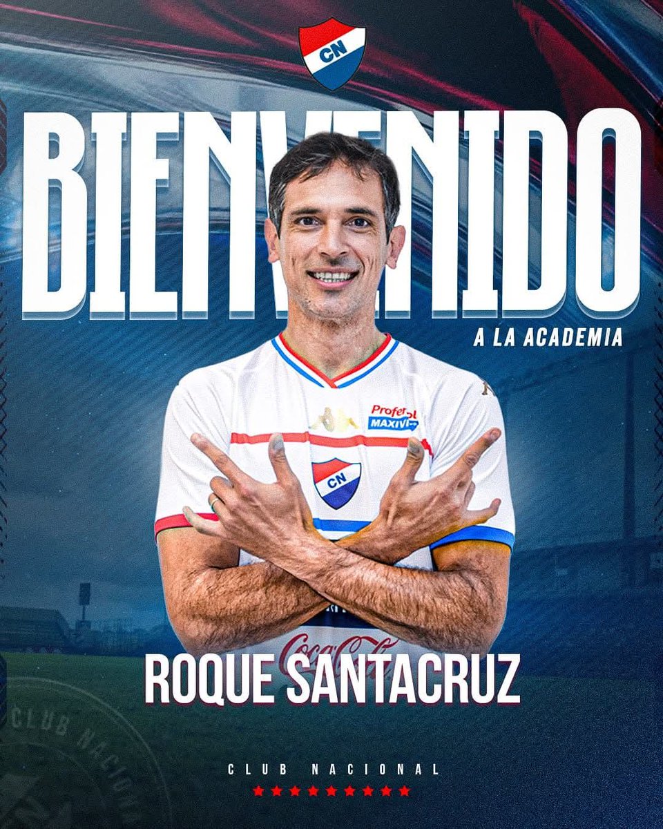 Roque Santacruz fue presentado como nuevo jugador de #Nacional 

#CaeQuienCae #Noticias