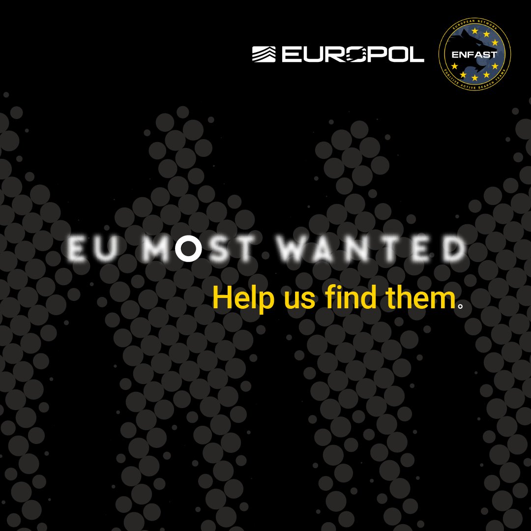 Europol's tweet photo. They were on the run in 2025 🏃 Let's catch them in 2026 ⭕ Help us find the EU's most wanted fugitives.

Check the #EUMostWanted list, see who is still at large, and report information safely and anonymously ➡️ https://t.co/u5BfmCuhLP https://t.co/MVm6XHhimm
