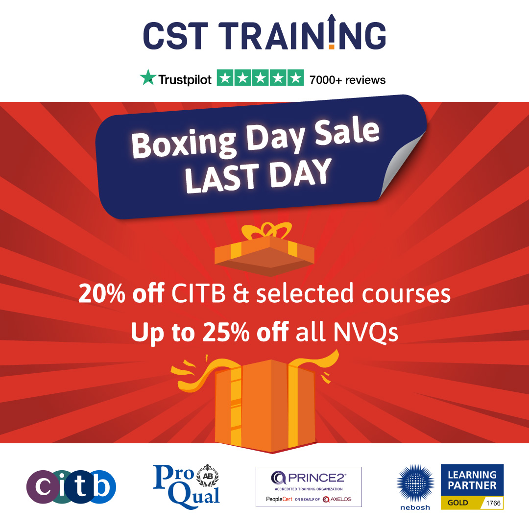Boxing Day Sale Ends Tonight ⏰

This is your final opportunity to enjoy up to 25% off!

Head to our website now and make the most of this massive sale before it's gone 👉 hubs.ly/Q03WQDTl0

T&amp;Cs apply. #citb #prince2 #ilm #cmi