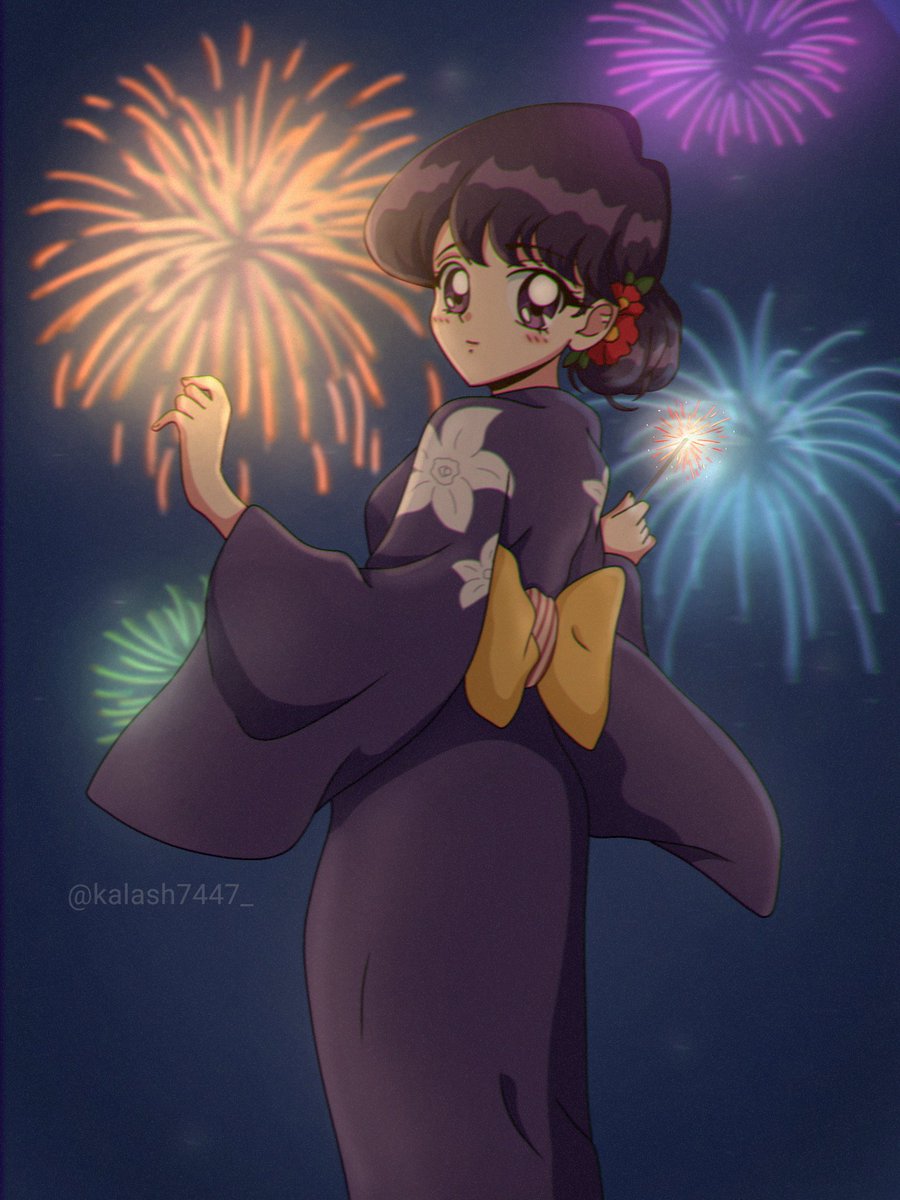 Happy New Year to everyone! I hope you all have a great 2026! ✨️🎆 
#HappyNewYear2026 #komicantcomunicate #AnimeArt #90sanime #古見さんはコミュ症です