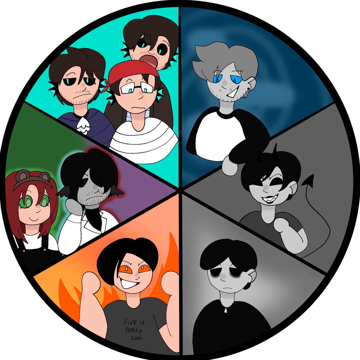 Shabeeboo_Ender's tweet photo. The Seven Dark Egos.
(Featuring Sharkyoho, DannyDarko, Pamic Attack, Dark Dan, Ablazing Phil, Grizzly Voices, and Darkiplier)
#darkiplier #sharkyoho #dannydarko #pamicattack #darkdan #ablazingphil #grizzlyvoices #darkegos https://t.co/esOtS1AJz7