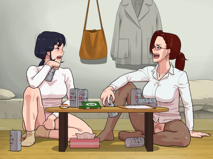 教育論で揉める変態教師2人の女子会🍺🍺🍺 