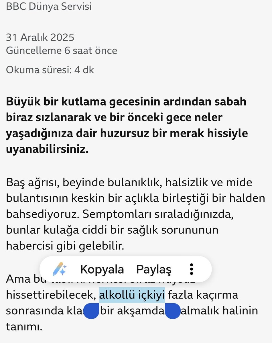 İçki alkollü olur.
Alkolsüzüne içecek denir.