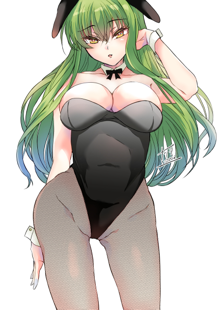 描いてたギアスのC.C. 