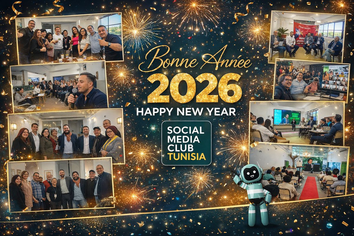 🎉 Bonne année 2026 !
Merci à toutes et tous pour une année 2025 riche en innovation, rencontres et partage. 🚀
En 2026, continuons ensemble à innover, apprendre et connecter !