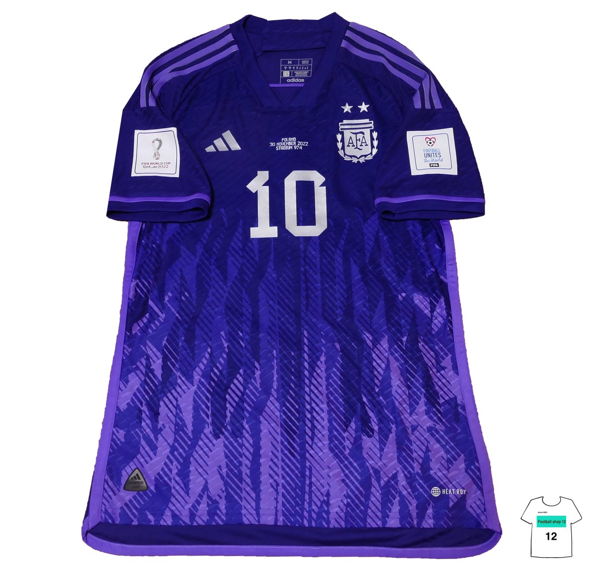 正規品　アルゼンチン　アウェイ　ユニフォーム　W杯2022 メッシ　L ユニフォーム アルゼンチン 2022カタールW杯 アルゼンチン代表メッシ