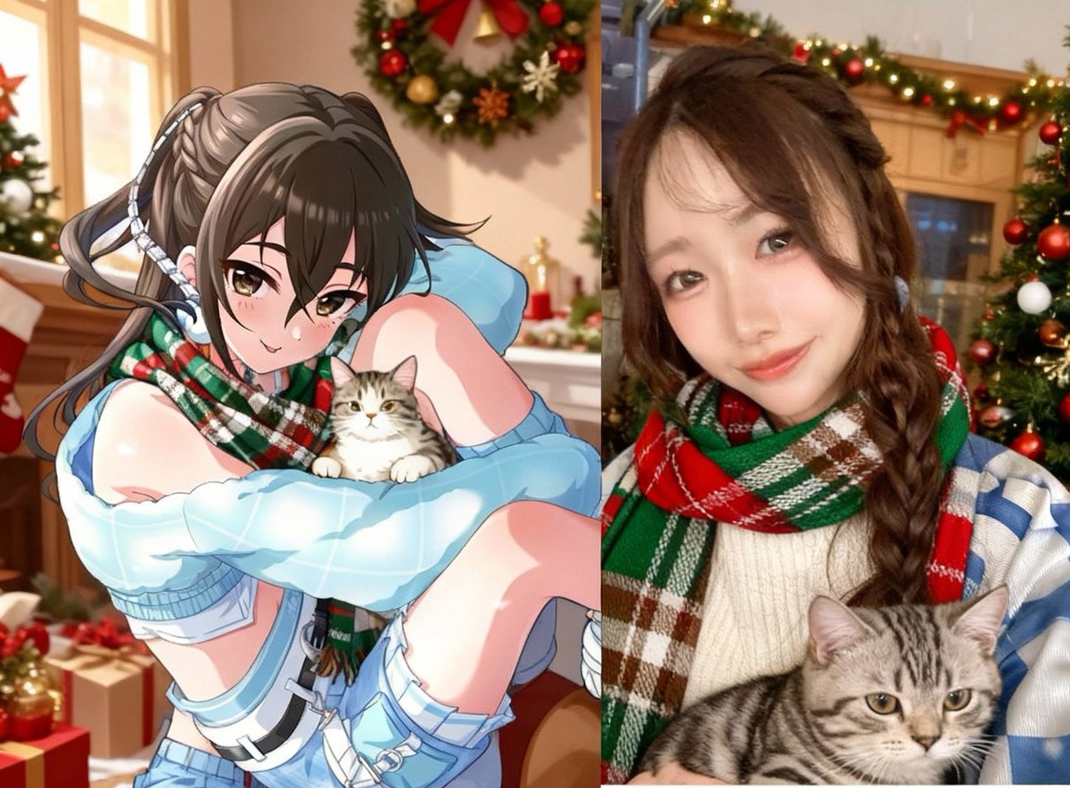 uka_12255's tweet photo. ♡🎍𝙷𝙰𝙿𝙿𝚈 𝙽𝙴𝚆 𝚈𝙴𝙰𝚁🎍♡

推しとツーショ風のAI作りたかったけど
全然上手くいかんかったw
変わらずマイペースに推していくのでよろしくお願いします✨️ https://t.co/cdN2LhYXtB