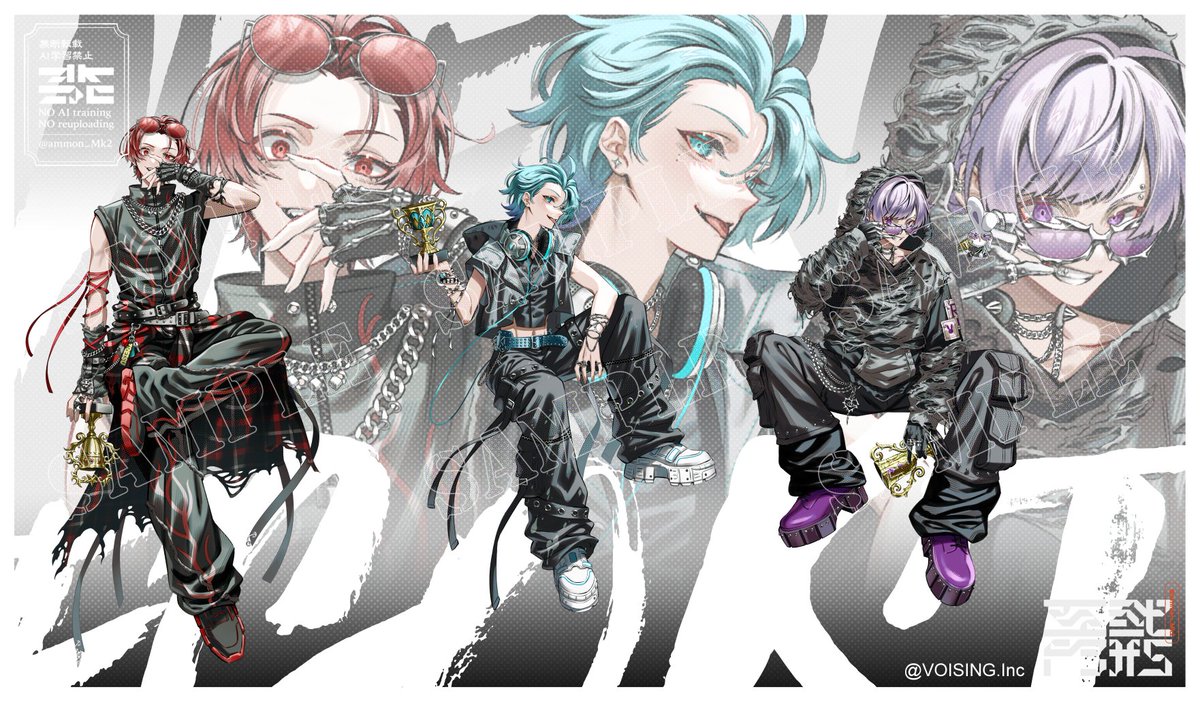 いれいす様の新曲『EGO1ST』 のMVビジュアルを担当させていただきまし