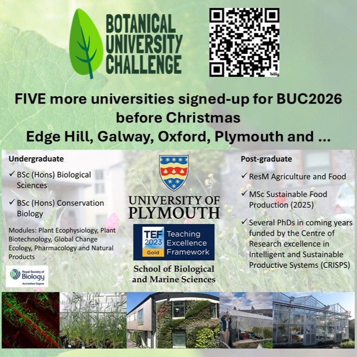 Botanical University Challenge tweet media