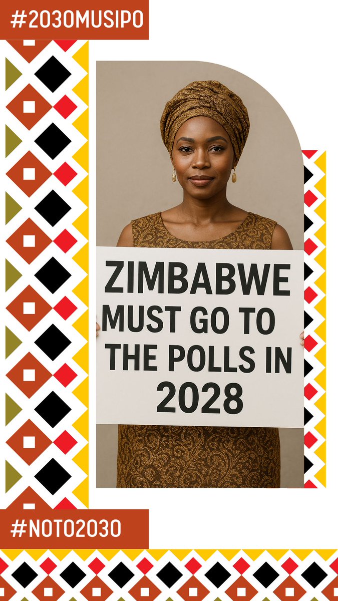 namataik_'s tweet image. #NoTo2030❌ #2030Musipo✅
A new year begins, but our Constitution remains clear: Zimbabwe must go to the polls in 2028. No political agenda can rewrite the supreme law. Shoko ngarifambe!