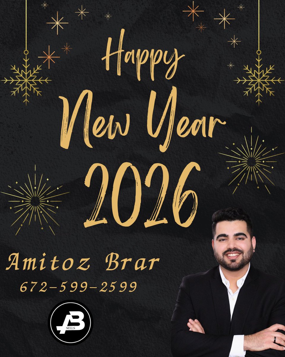 AmitozB's tweet photo. Goodbye to a year full of lessons and gratitude.
Hello to new goals, new opportunities, and exciting things ahead.
Wishing everyone a Happy New Year! 🎉 https://t.co/ZN1ptw1o1J