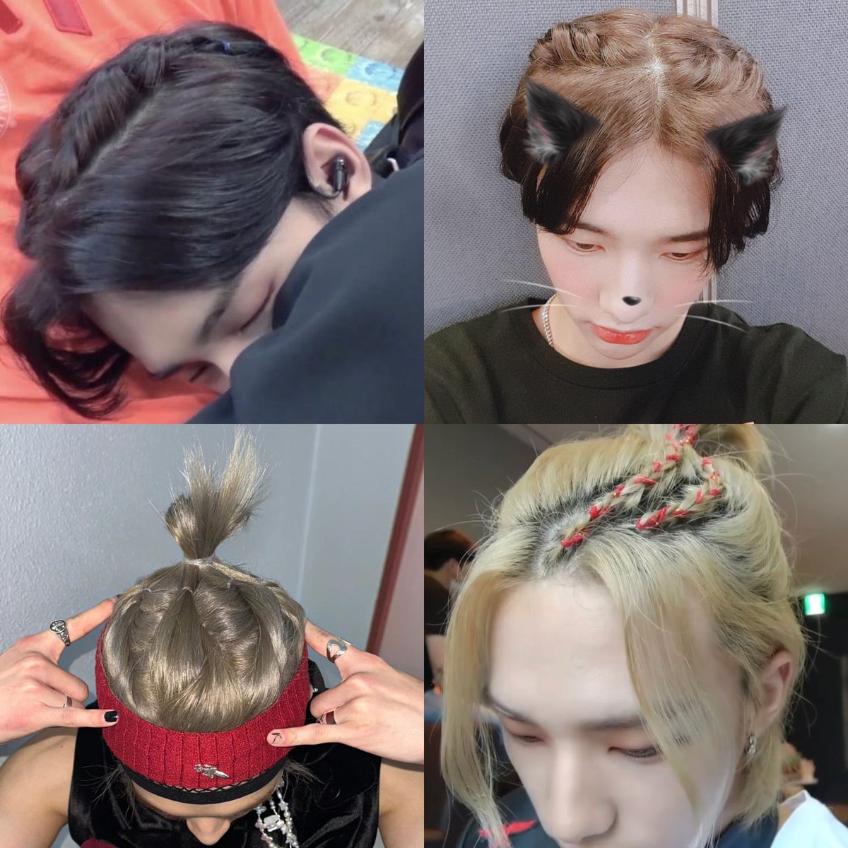 oujihyunjini's tweet image. Braid 🎀