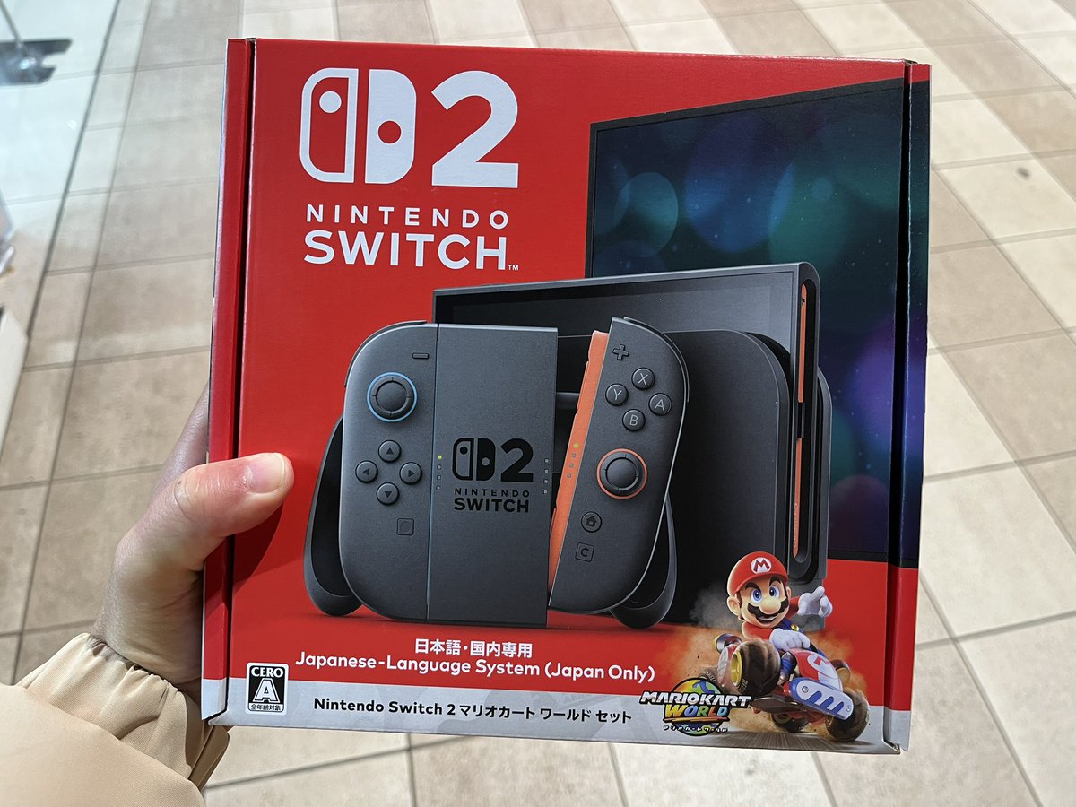 ビックカメラでSwitch2マリオカートワールドセットが緊急入荷という 