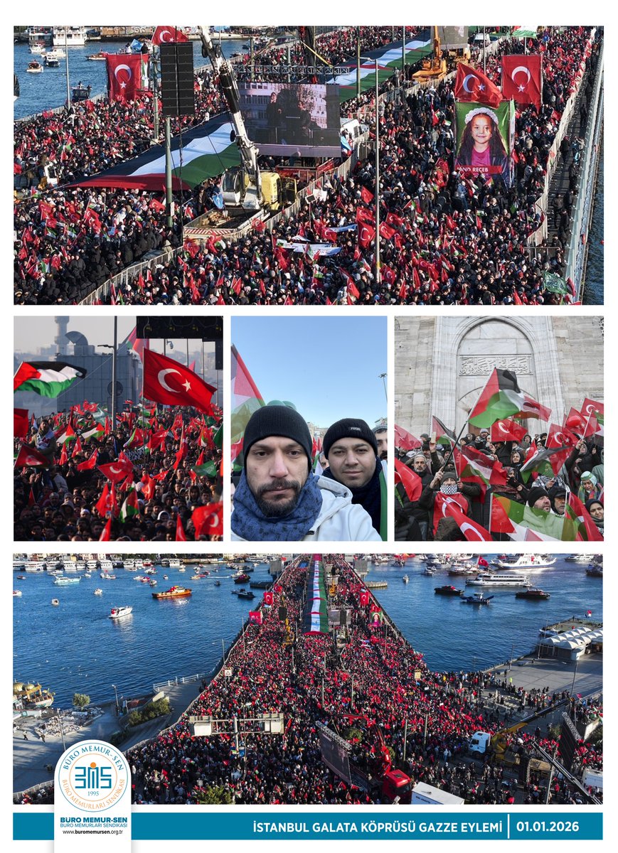 SİNMEDİK
SUSMADIK
FİLİSTİN'İ UNUTMADIK

İnsanlık İttifakı olarak Galata Köprüsü’nde buluştuk; 2026 yılının ilk eyleminde katil israil tarafından Filistinli kardeşlerimize uygulanan soykırımı dünyaya haykırdık.

Biz aynı zamanda bir vicdan hareketi olarak, Filistin’de yaşanan