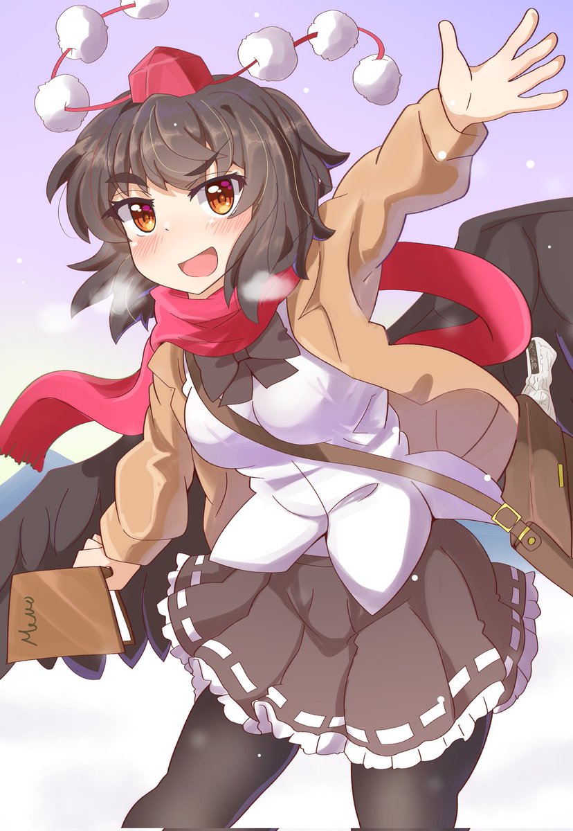 Hrimfaxi501JFW's tweet image. 冬装備あやや
#射命丸文 
#東方Project