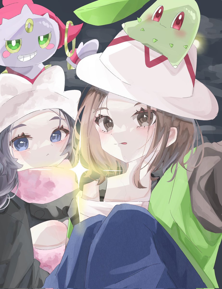 アンシャ&セイカ #絵描きさんフォロバ100 #ポケモンイラスト
