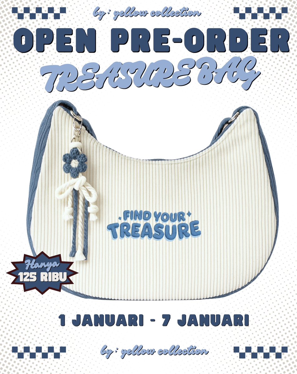 OPEN PRE-ORDER 50 SLOT

💎 TREASURE SLINGBAG SHOULDER BAG 💎

» PRICE RP. 125.000 [inc packing]
» DP RP. 95.000
» FREE Gantungan, freebies 3 photocard, akrilik keychain member khusus pre-order

HELP LIKE &amp; RT ♥️🔄

🗓️ [OPEN 1 JANUARI - 7 JANUARI]

OPEN WORLDWIDE SHIPPING 🌍✈️