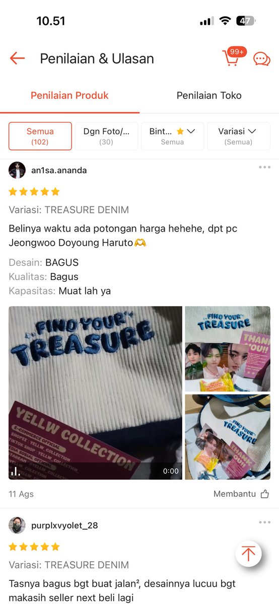 yellw_colection's tweet photo. Beberapa review 💖💖 https://t.co/TCaD5n9hmH
