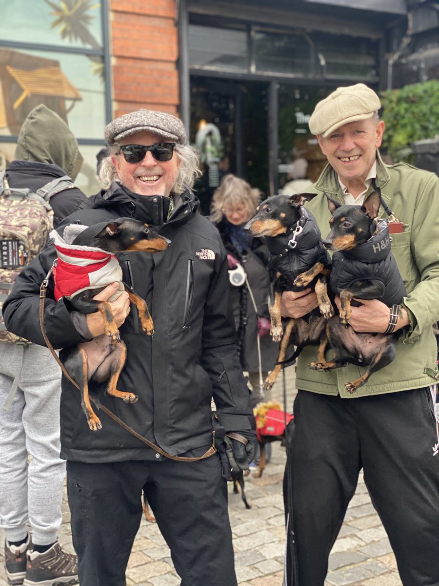 tonyjamesworld's tweet photo. Best Dogs 2025

With #PaulSimonon Chester Snoop and Peanut on Primrose Hill. #EnglishToyTerrier are the most incredible dogs! https://t.co/K43vXCp69R