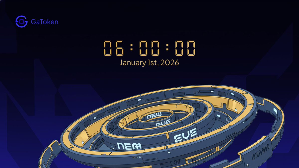 GaTokenOfficial's tweet image. Happy New Year!

Be nice, 2026!

祝您2026年新年快乐！