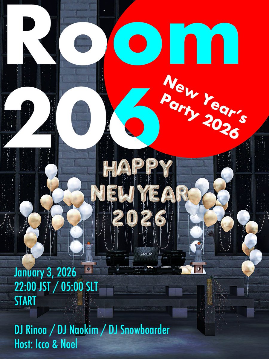 新年あけましておめでとうございます✨
昨年はGBタイツ部、イベントや206のオープンなど
SLでもたくさんの活動に参加し、みなさまのおかげで充実した一年になりました。
ありがとうございました!!

本年もみなさまに楽しんでもらえるように
頑張っていきますのでよろしくお願いします!!