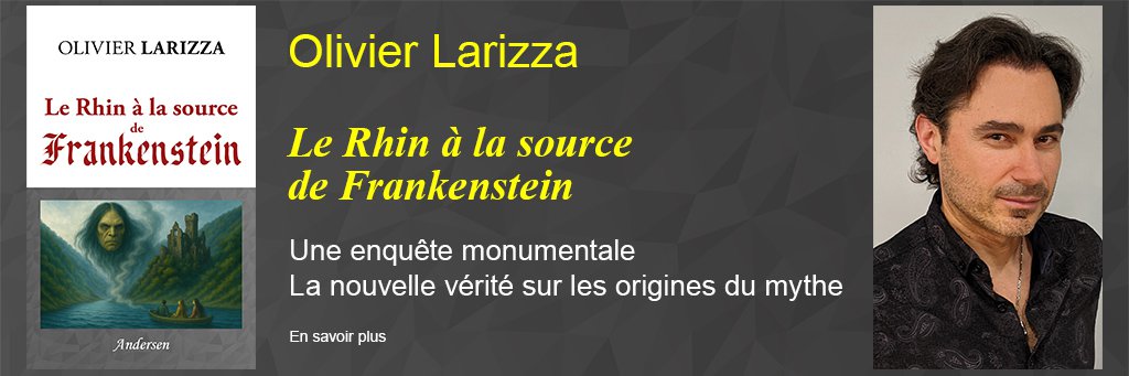 AndersenEdition's tweet image. Pour bien démarrer l'année, voici la sortie d'un ouvrage inédit :
Le Rhin à la source de Frankenstein d'Olivier Larizza.
Une étude renversante d'une ampleur inégalée qui élucide les mystères du processus créatif de Mary Shelley🤓
#LeRhinàlasourcedeFrankenstein #OlivierLarizza