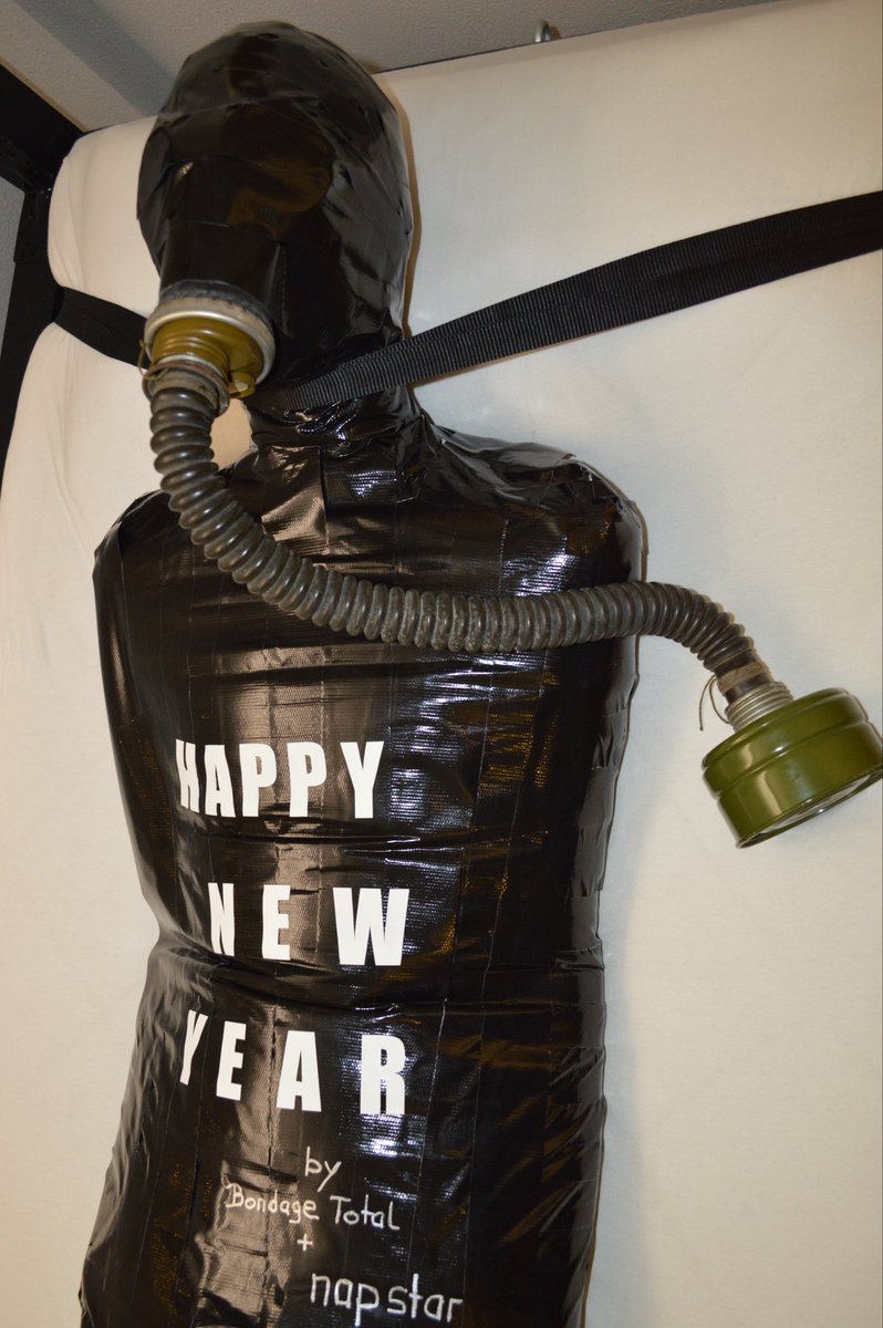 Happy New Year 🤩

#BondageTotal #napstar #mummified #gasmask #2015