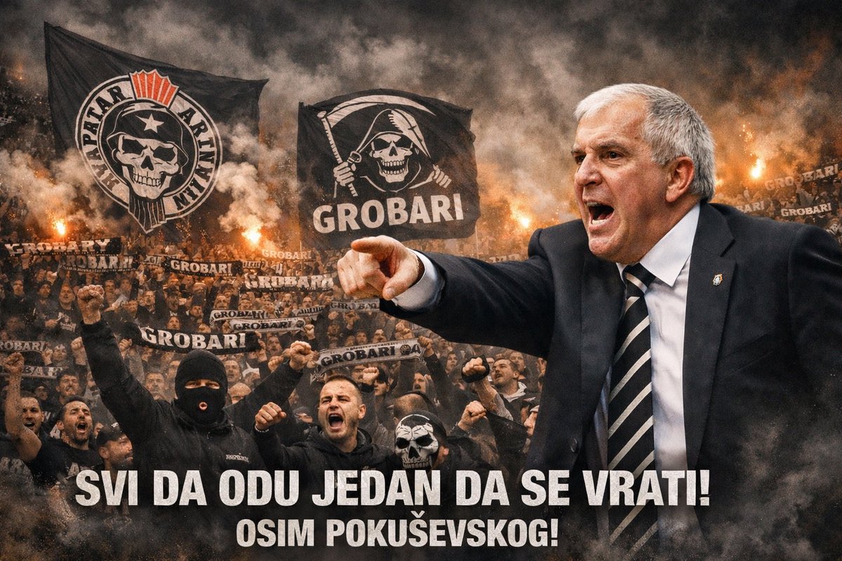 PartizanVideo's tweet image. Svi da odu, jedan da se vrati!

Srecna nova svima, pa i ciganima, puno zdravlja i srece!

#kkp #kkcz 
@aleksejpokusevs