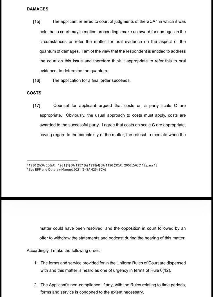 samkelemaseko's tweet image. The court has ruled in favor of newly elected Greater Johannesburg Regional Chairperson, Loyiso Masuku, in her case against Phaphano Phasha.

An order and interdict from making  derogatory statements has been granted , “ordered to desist, retract and apologize for spreading false…