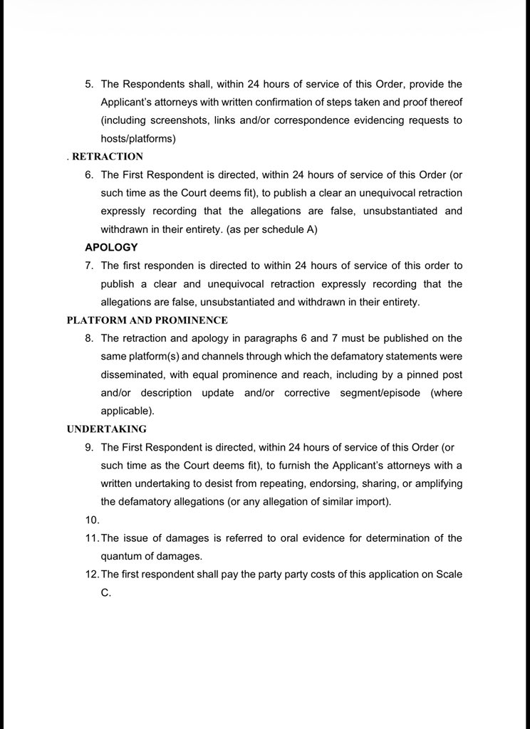 samkelemaseko's tweet image. The court has ruled in favor of newly elected Greater Johannesburg Regional Chairperson, Loyiso Masuku, in her case against Phaphano Phasha.

An order and interdict from making  derogatory statements has been granted , “ordered to desist, retract and apologize for spreading false…