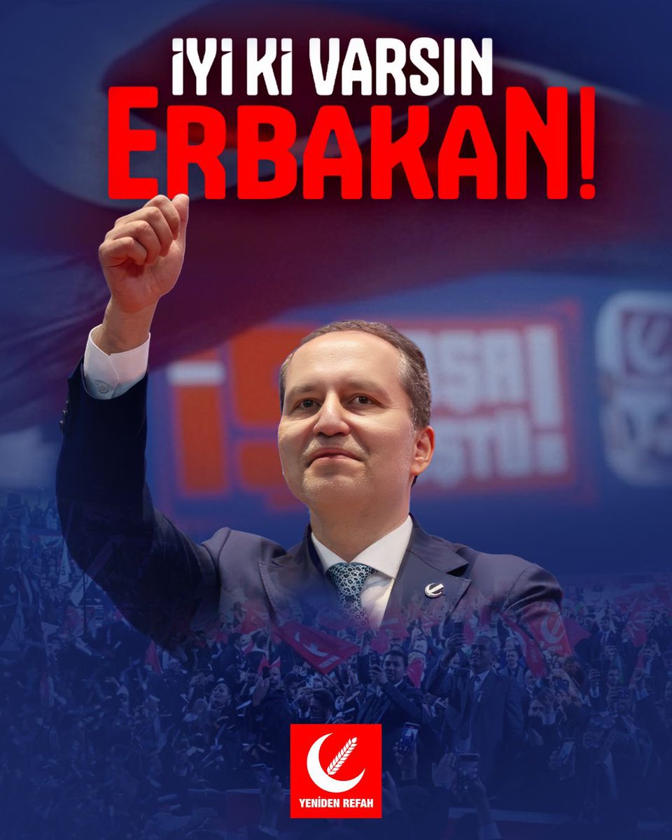 nureddingul's tweet image. İyi ki doğdun milletimizin umudu Dr. Fatih Erbakan!