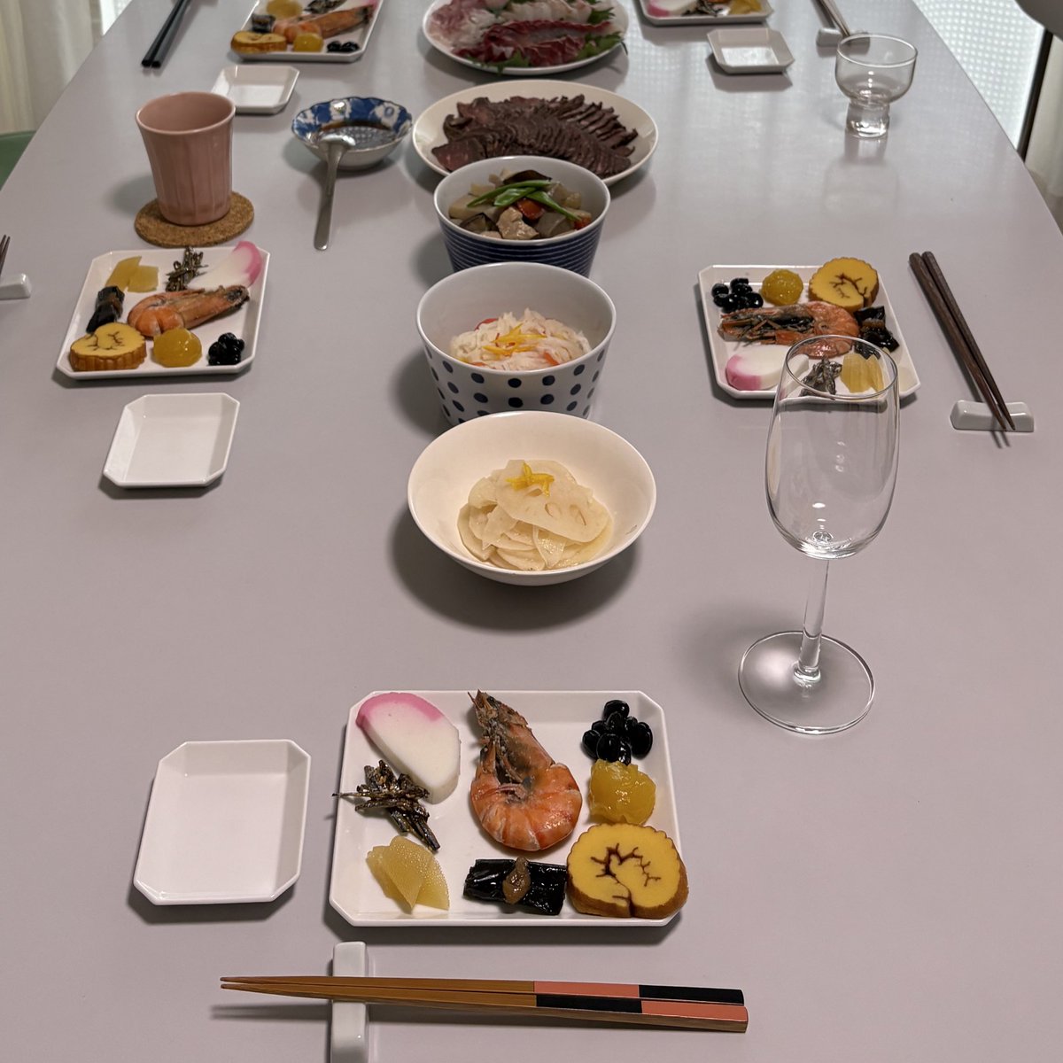 家でお正月過ごすようになってから気持ち程度のおせち盛りがだいすき