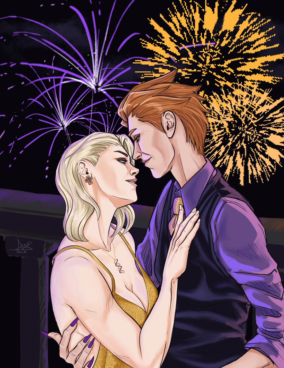 DUSKdraws's tweet image. Fireworks #moicy
Happy new year!