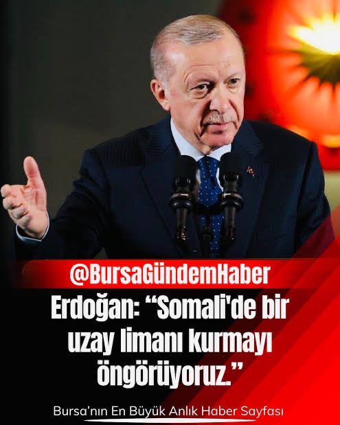 Bu milletin vergileriyle..
- 50 küsür milyon dolara elalemin roketiyle uzaya adam gönderdik.
- Antarktika’ya kim bilir ne paralar harcayarak bilim heyeti gönderdik.

Karşılığında ne aldık?
Bilen lütfen yazsın…
Şimdi de Somali’ye Uzay Üssü!!!
Öngörüyor!!!