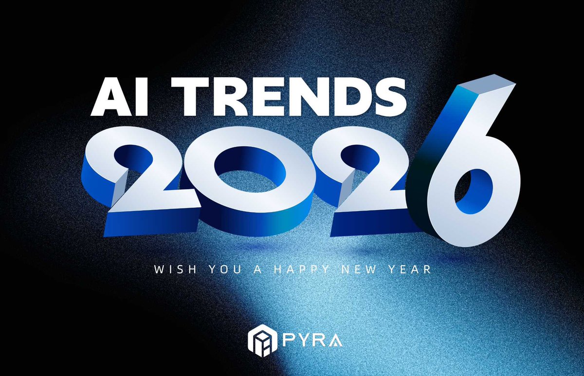 Pyraio's tweet image. 2025 surprised us with AI. 2026 will be even bigger. The Pyra team shares 7 key trends transforming the AI landscape, from mobile-first assistants and marketplaces to multi-agent collaboration and cybersecurity. 

For more ➡️ medium.com/@Pyra_to/from-…
