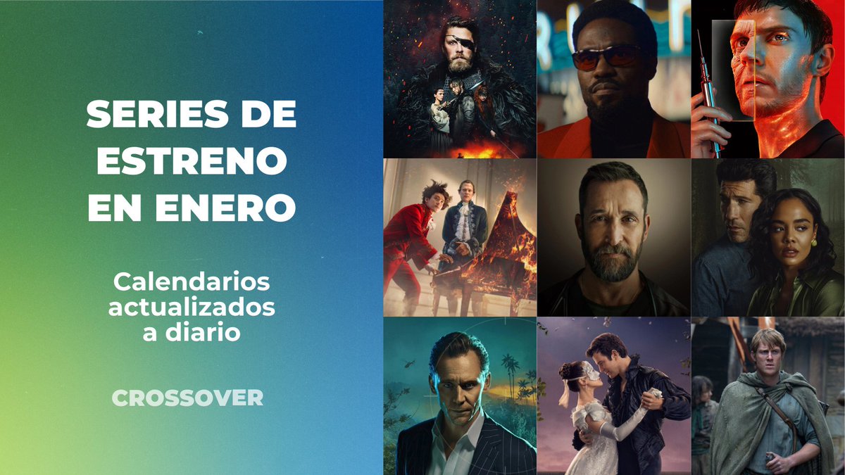 CrossoverSerie's tweet photo. Nuevo mes, nuevas series... y nuevo año

Este mes de enero hay varios regresos como #ThePitt, #LosBridgerton y #ElInfiltrado y nuevas series como #Amadeus, #TheBeauty y #Nibelungos 

Todas las fechas las tenéis en nuestra web: https://t.co/LkQAMDV7u6 https://t.co/OJbbWuB4zU