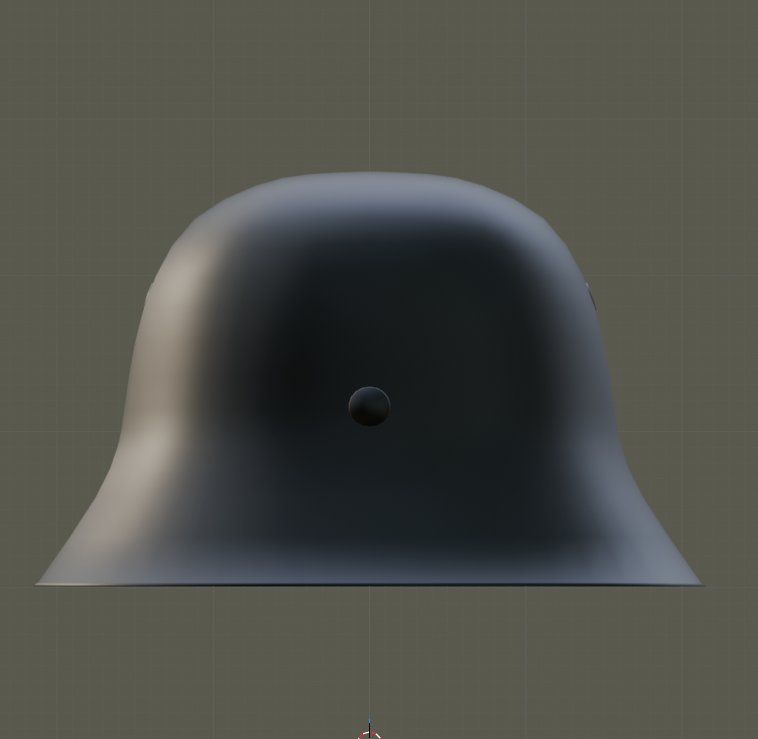 render a helmet model made before.