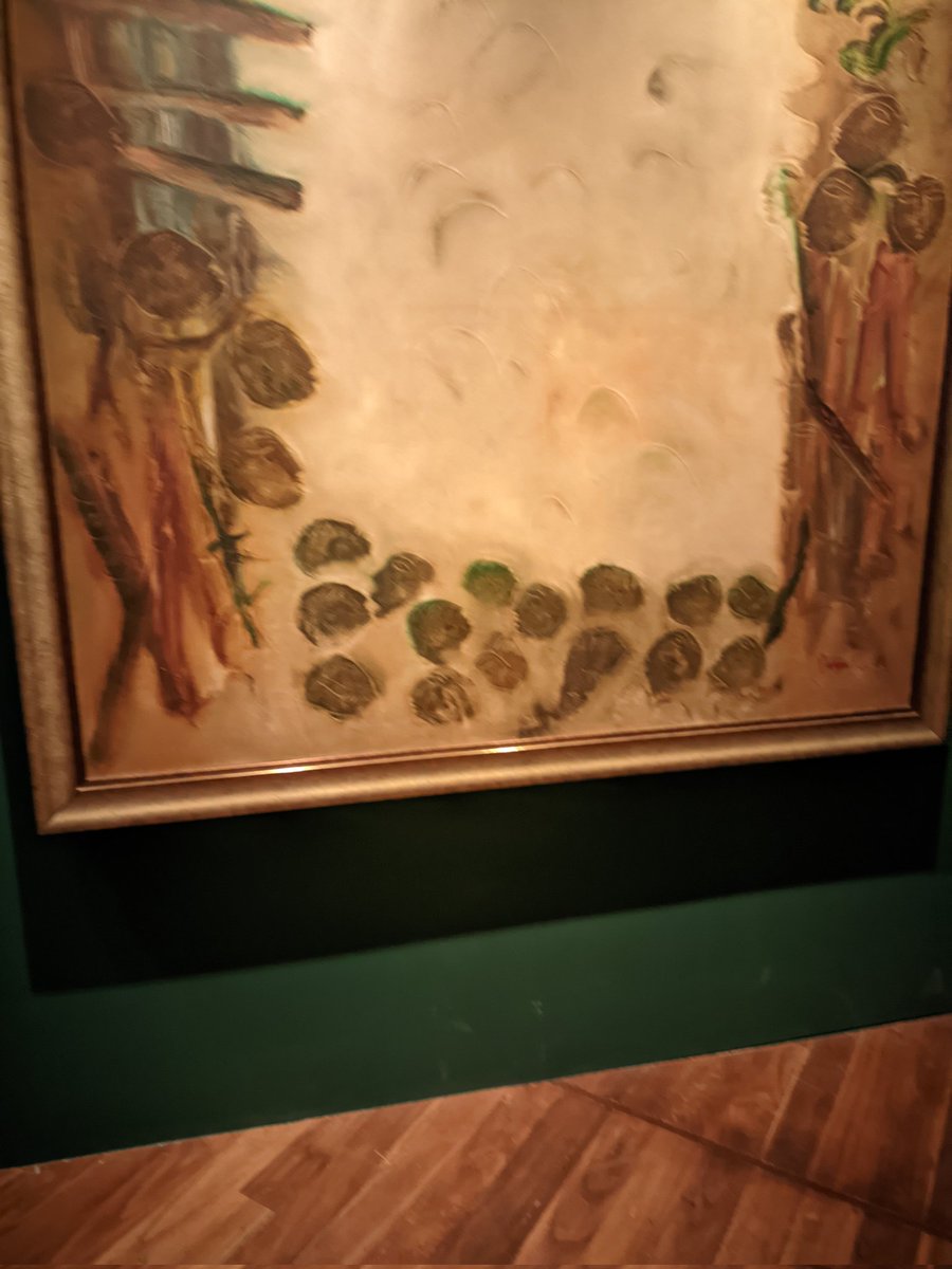 why do you think an artist would leave empty space in this painting ?