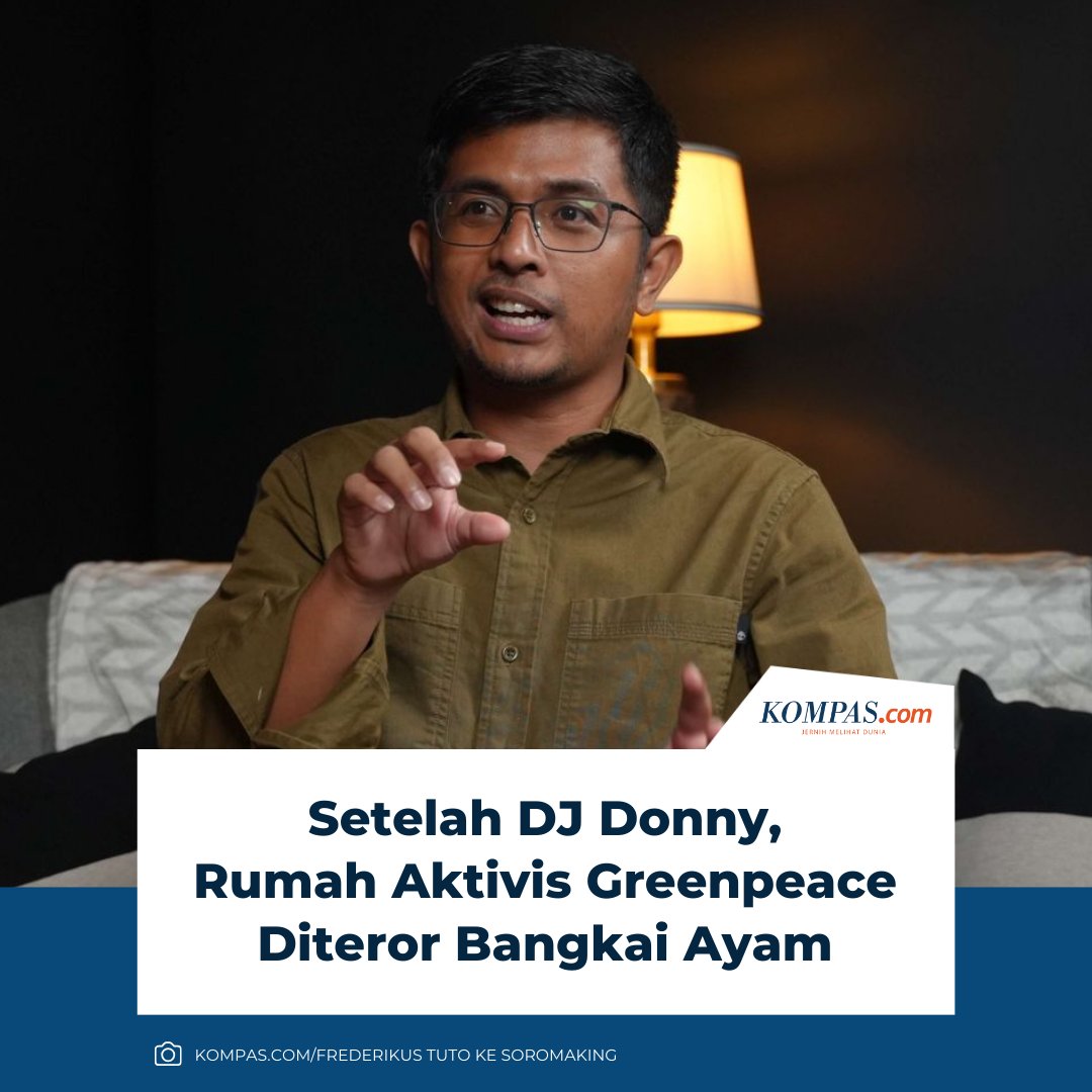 Seorang aktivis sekaligus pengurus organisasi Greenpeace, Iqbal Damanik, menerima teror bangkai ayam di rumahnya, Selasa (30/12/2025) pagi. Salah satu kaki ayam terlilit plastik yang membungkus surat ancaman. 

“JAGALAH UCAPANMU APABILA ANDA INGIN MENJAGA KELUARGAMU, MULUTMU