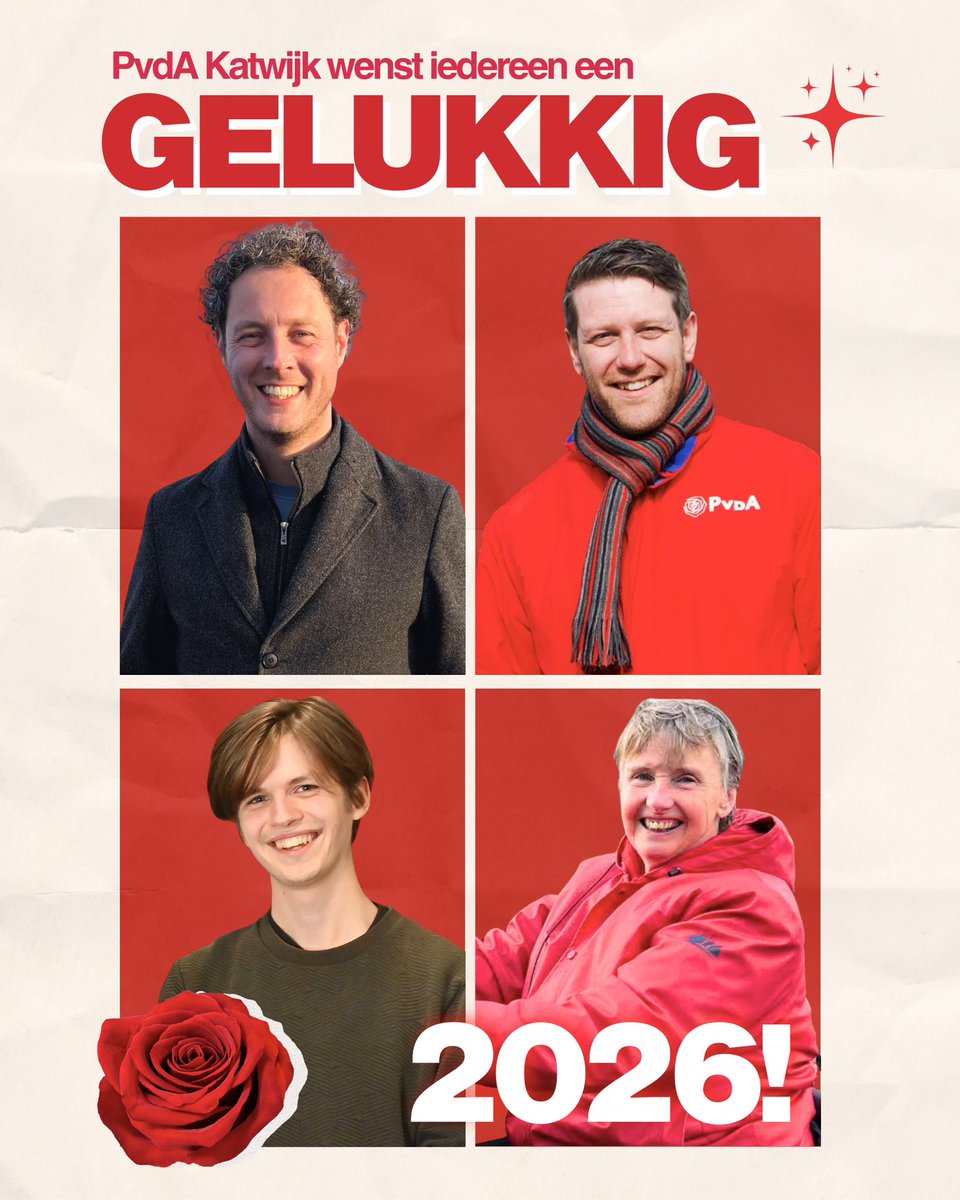 ✨ Wij wensen iedereen een gelukkig 2026 toe!

Wij kunnen niet wachten om ons ook in 2026 weer volop in te zetten voor Katwijk! Met de gemeenteraadsverkiezingen op komst gaan we strijden voor betaalbaar wonen, meer groen en het aanpakken van armoede.