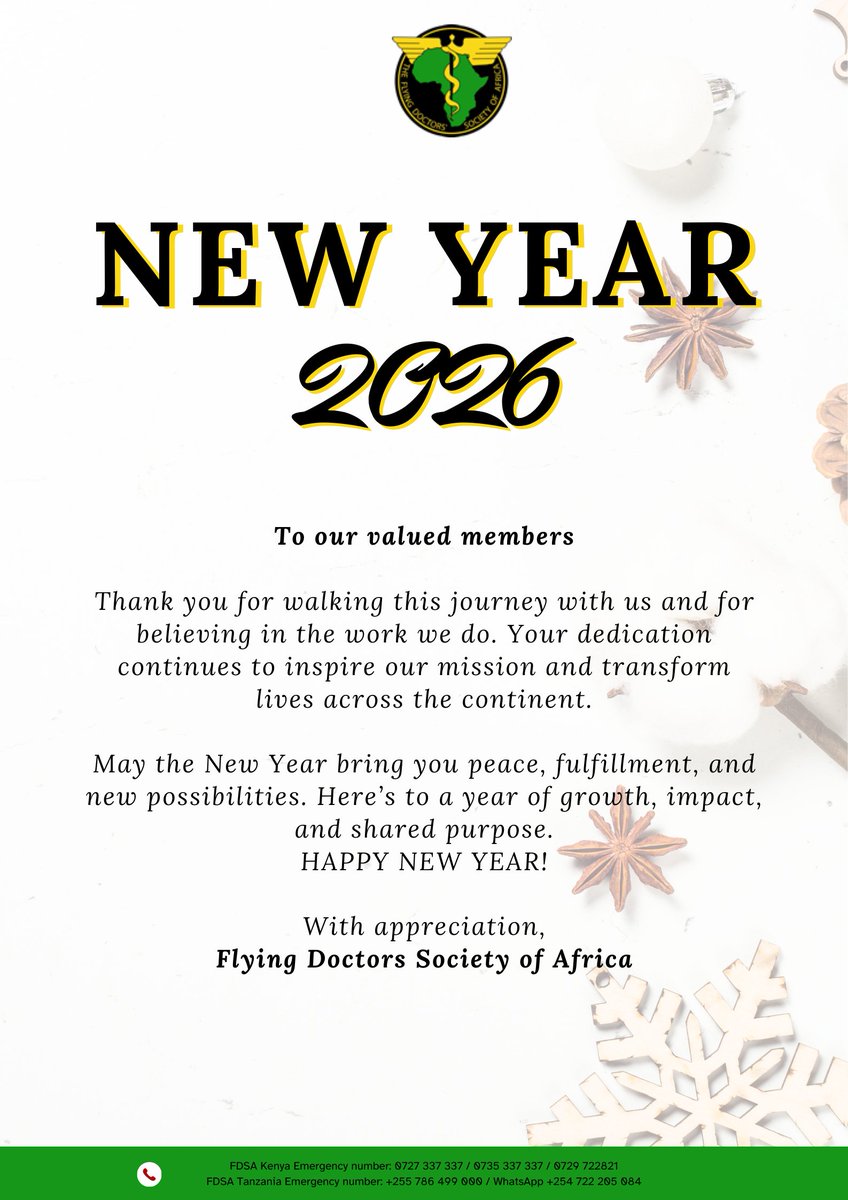 Flying Doctors' Society of Africa tweet media