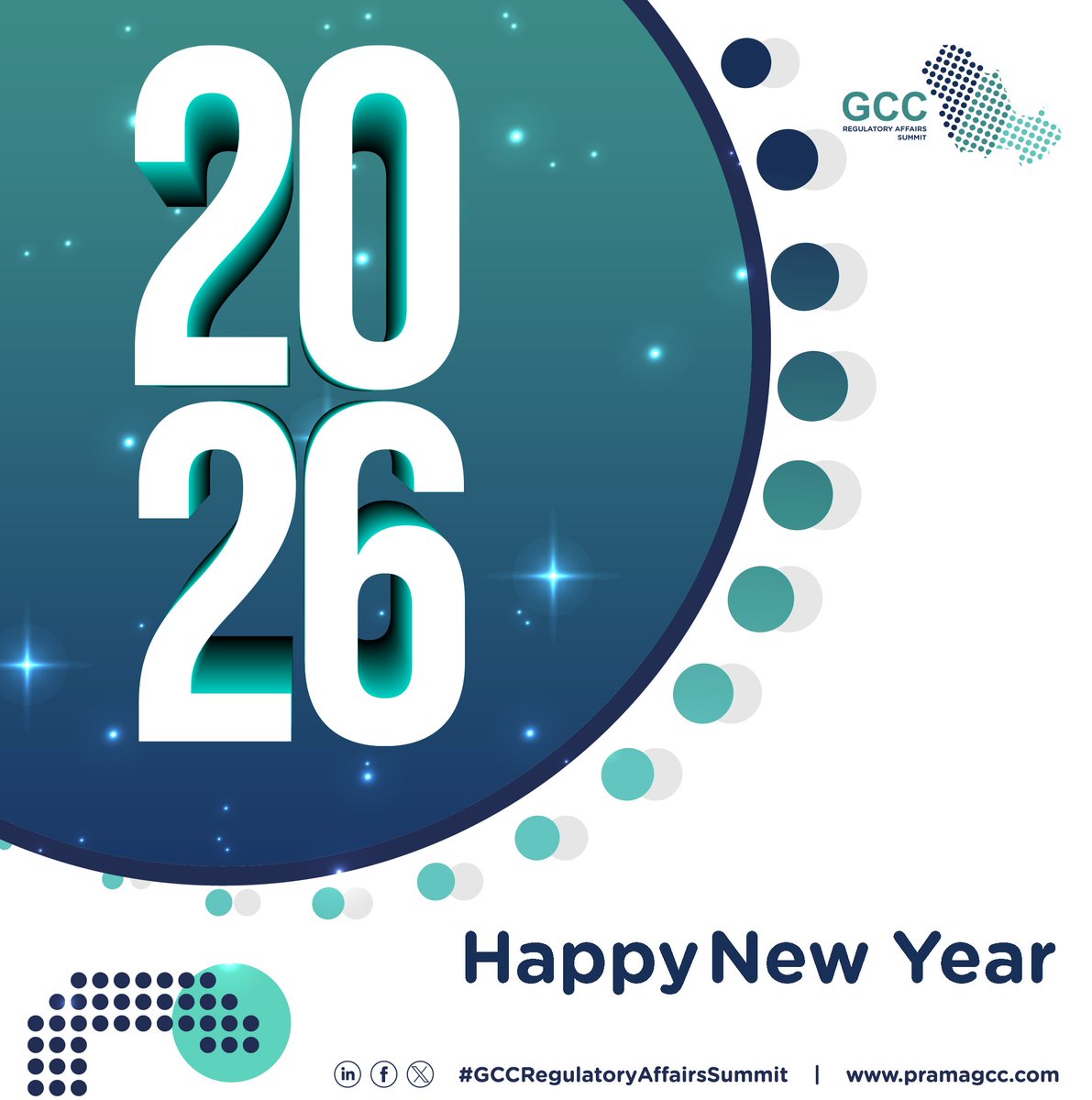 The GCC Regulatory Affairs Summit extends its warmest wishes for a prosperous New Year 2026.

Wishing everyone a successful year ahead.

#RegulatoryAffairs #Pharmaceutical #RegulatoryAffairs #GCCRegulatoryAffairsSummit #GCC #NewYear2026 #Pharma