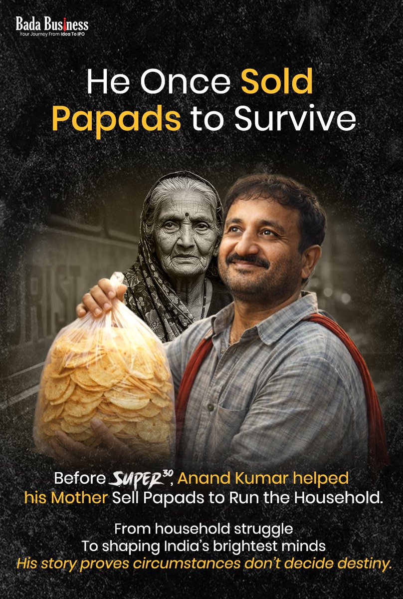 DrVivekBindra's tweet image. From struggle to success — Anand Kumar proves mindset changes destiny.
Happy Birthday, and thank you for inspiring millions. 🎉

#AnandKumar #Super30 #HappyBirthday #Motivation2026 #TeacherInspiration #NewYear2026 #NewBeginnings #DrVivekBindra