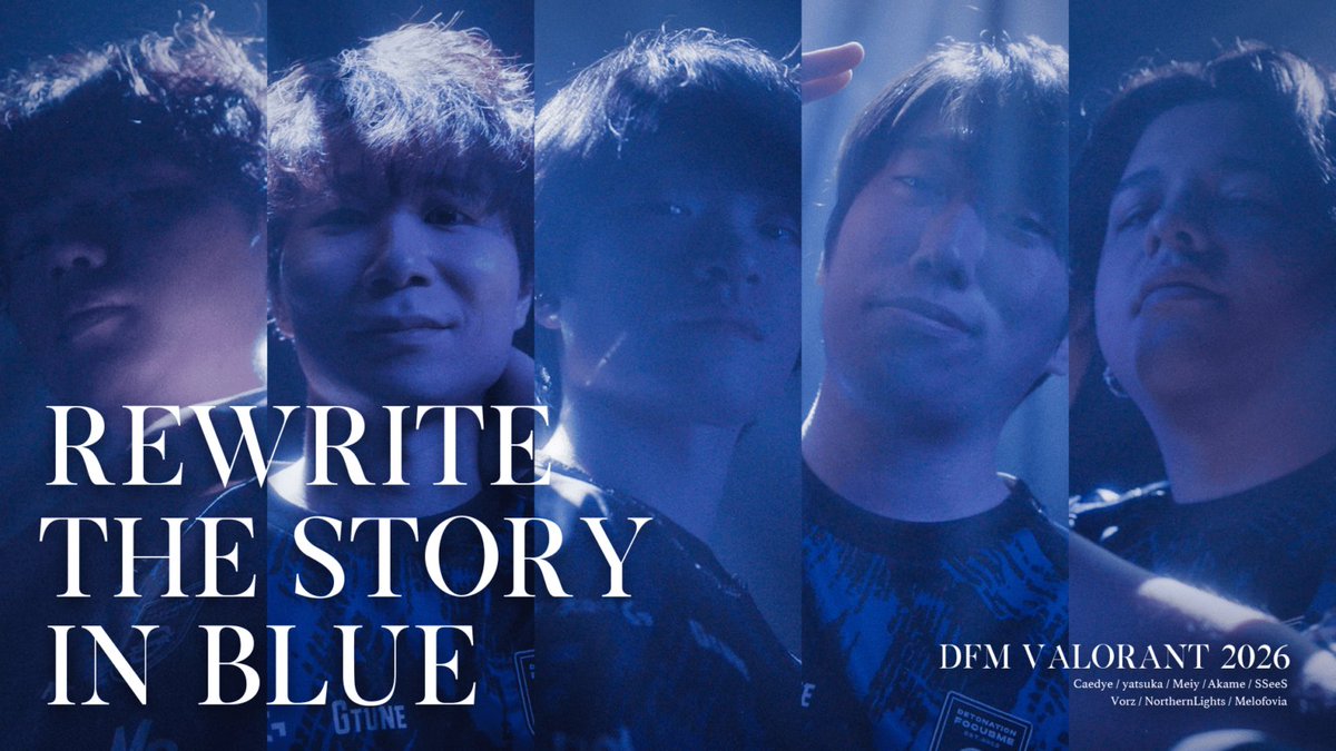 yatsuka選手、Caedye選手、Vorzコーチが新規加入、2026シーズンのロスターを発表

🔗team-detonation.net/news/50003

#DFMWIN #VCTPacific #DFM_VALO