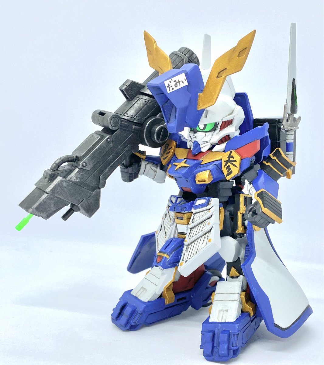 WH武者七人衆 #SDガンダム 夜宣伝！ 通常形態はプロトタイプΖΖ、影総長