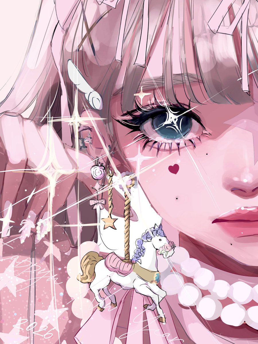 🤍🎀🤍Happy New Year🤍🎀🤍
#illustration #イラスト