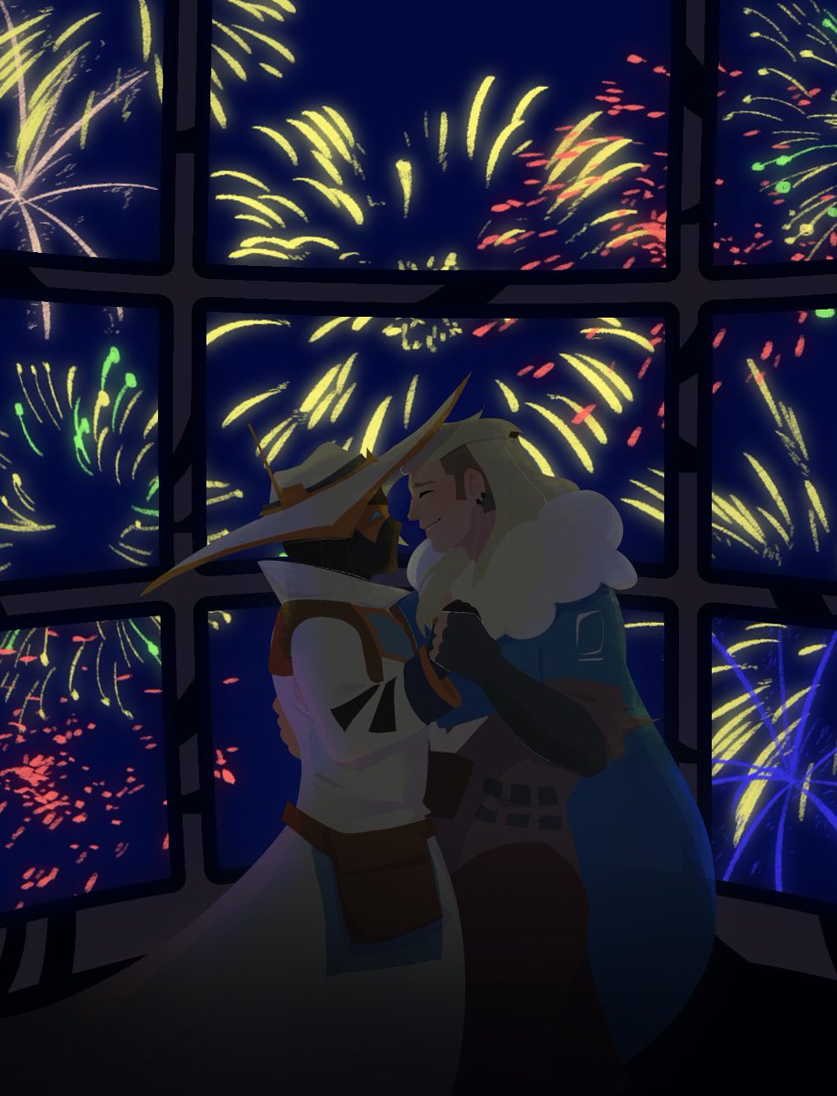 HAPPY NEW YEAR !

now imagine spending new year in your boyfriend's office cos he's addicted to work but still being happy cos you're together and that's all that matters... cringe !

#cysova #cyberowl #valorantfanart