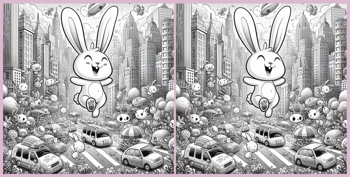 0Babilu0's tweet photo. Find the 3 differences 🧐, #gmega and Happy new year 2026 on @megaeth testnet 🐰 https://t.co/sPJtPunGGP